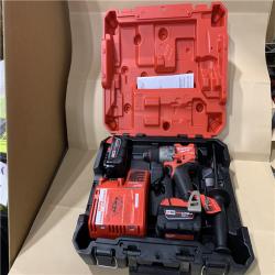 Good - Milwaukee 2904-22 Hammer Drill Driver Kit with Batteries  Charger & Tool Case  Red