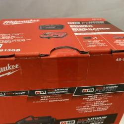 NEW - Milwaukee 18-Volt Lithium-Ion REDLITHIUM FORGE Starter Kit with 12. 0Ah Battery and Charger