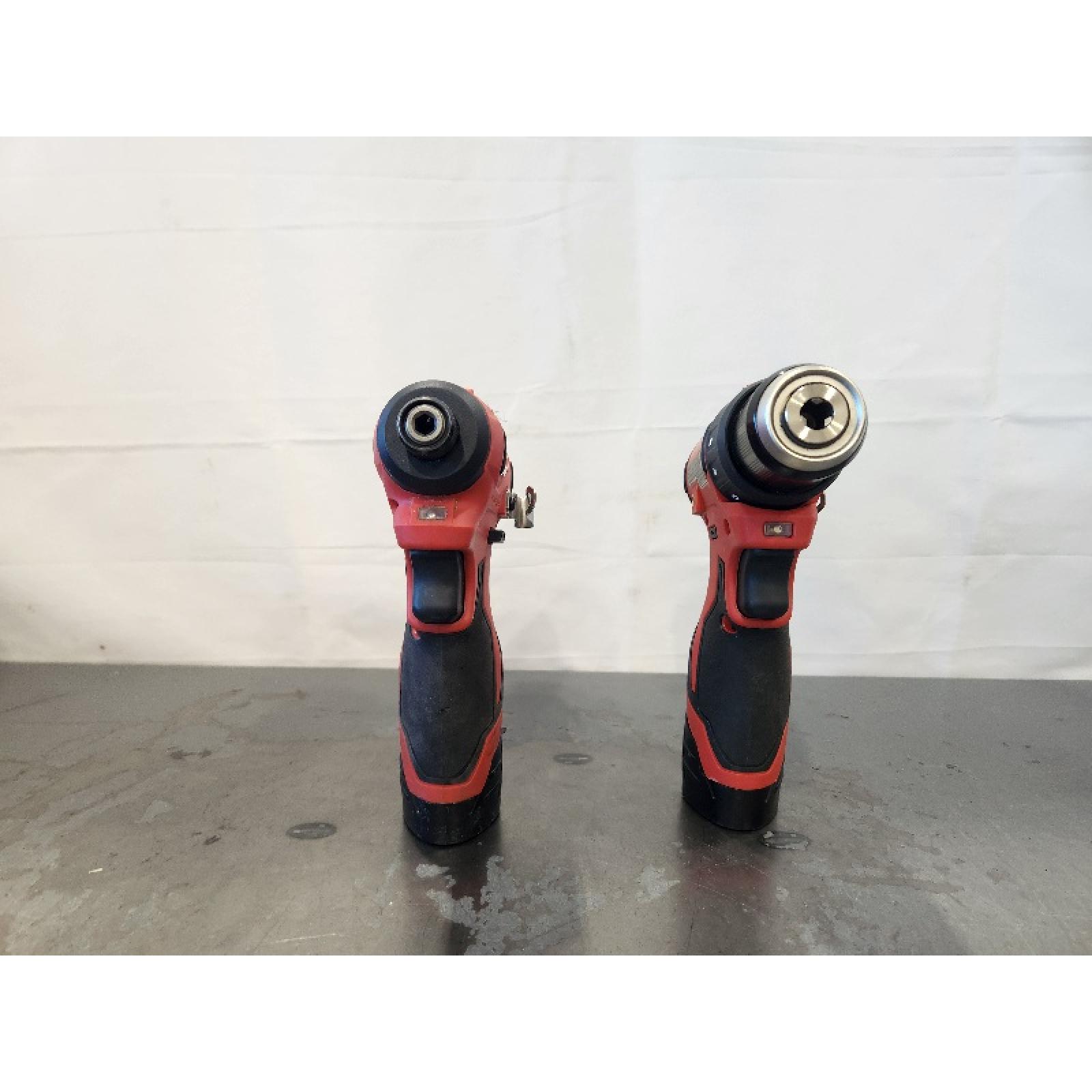 AS-IS- Milwaukee M12 Cordless Brushless 2 Tool Combo Kit