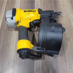 AS-IS DEWALT DW66C-1 2-1/2 Inch 15 Degree Coil Siding and Fencing Nailer
