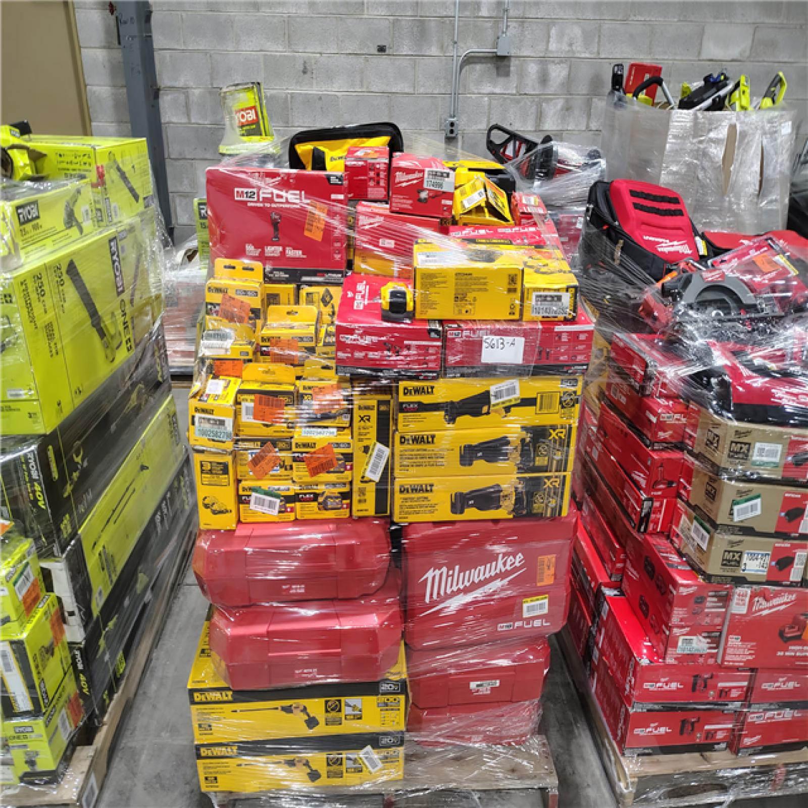 Pittston Location As-Is Power Tools Partial Truckload (10 pallets) 5613-A