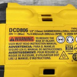 AS-IS DEWALT 20V XR Brushless Cordless 1/2 in. Hammer Drill (Tool-Only)