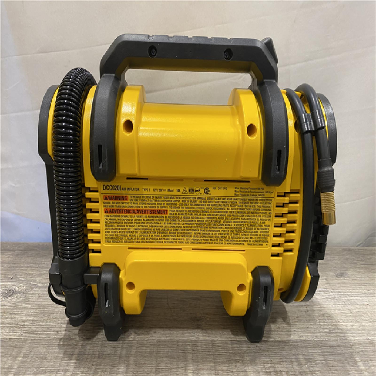 AS-IS DEWALT 20V MAX Cordless Electric Portable Inflator (Tool Only)