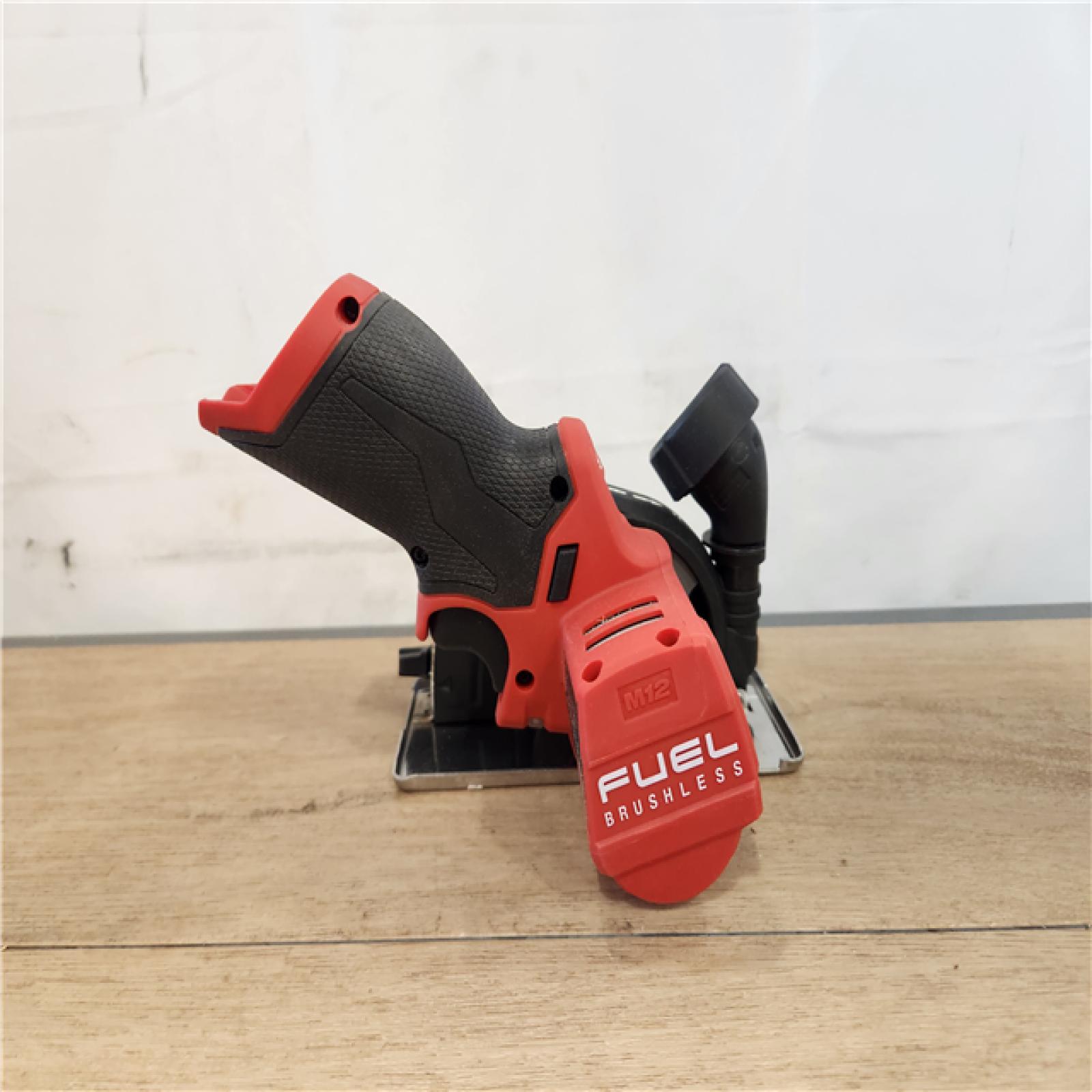 AS-IS- Milwaukee FUEL 12V Lithium-Ion Brushless Cordless 3 in. Cut Off Saw (Tool-Only)
