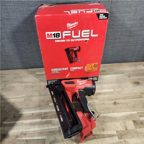 HOUSTON LOCATION - AS-IS (APPEARS LIKE NEW) Milwaukee 2841-20 18V Cordless Gen II 16 Gauge Angled Finish Nailer (Tool Only)