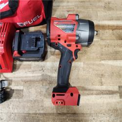 HOUSTON LOCATION - AS - IS Milwaukee FUEL 18V Lithium-Ion Brushless Cordless 1/2 in. Impact Wrench w/Friction Ring Kit