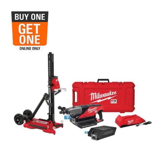 Phoenix NEW Milwaukee MX FUEL Lithium-Ion Cordless Handheld Core Drill Kit with Stand  2 Batteries and Charger