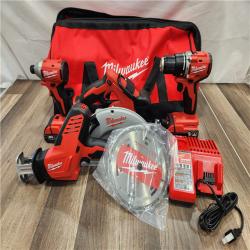 AS-IS- Milwaukee M18 4-Tool Combo Kit