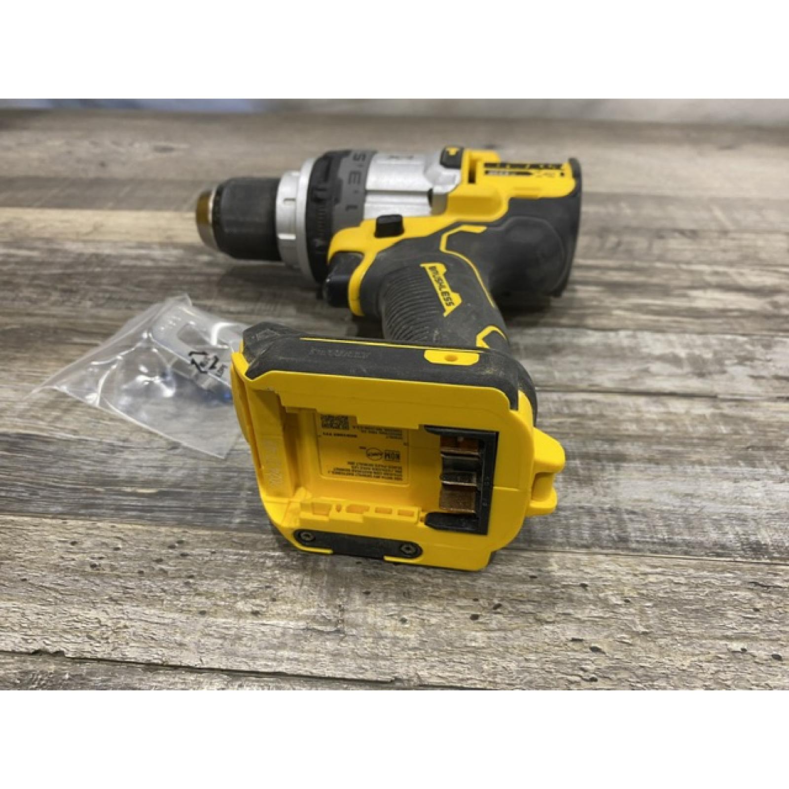 AS-IS DEWALT 20V MAX Brushless Cordless 1/2 3-Speed Hammer Drill (Tool-Only)