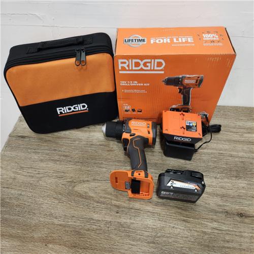 Phoenix Location NEW RIDGID 18V Cordless 1/2 in. Drill/Driver Kit with (1) 2.0 Ah Battery and Charger