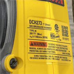 AS-IS DEWALT 20V MAX XR Cordless Brushless 1 in. SDS Plus L-Shape Rotary Hammer (Tool Only)