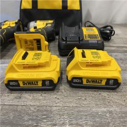 AS-IS DEWALT ATOMIC 20-Volt MAX Lithium-Ion Cordless Combo Kit