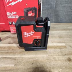 HOUSTON LOCATION - AS-IS Milwaukee Green 100 ft. 3-Point Rechargeable Laser Level KIT