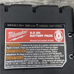 AS-IS Milwaukee 18-Volt Lithium-Ion XC Starter Kit with Two 5.0Ah Batteries and Charger