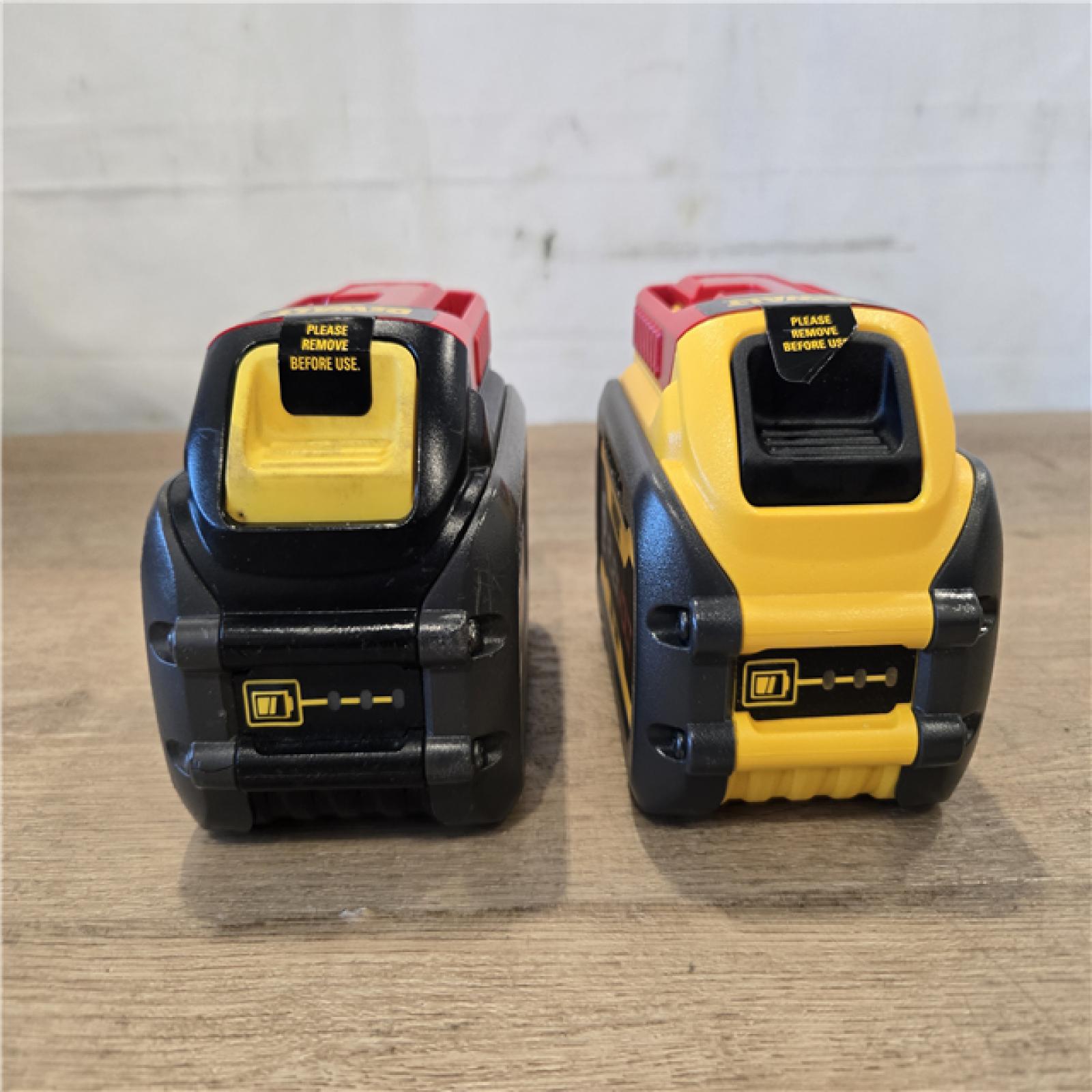 AS-IS DEWALT FLEXVOLT 20V/60V MAX Lithium-Ion 6.0Ah Battery Pack (2 Pack)