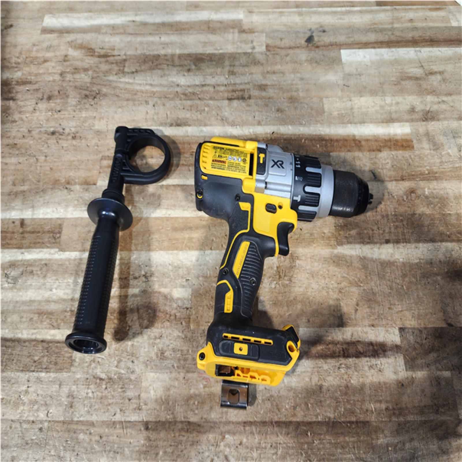 Houston Location AS-IS DEWALT 20V MAX XR Cordless Brushless 3-Speed 1/2 in. Hammer Drill (Tool Only)