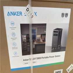CALIFORNIA AS-IS ANKER SOLIX F3800 PORTBALE POWER STATION