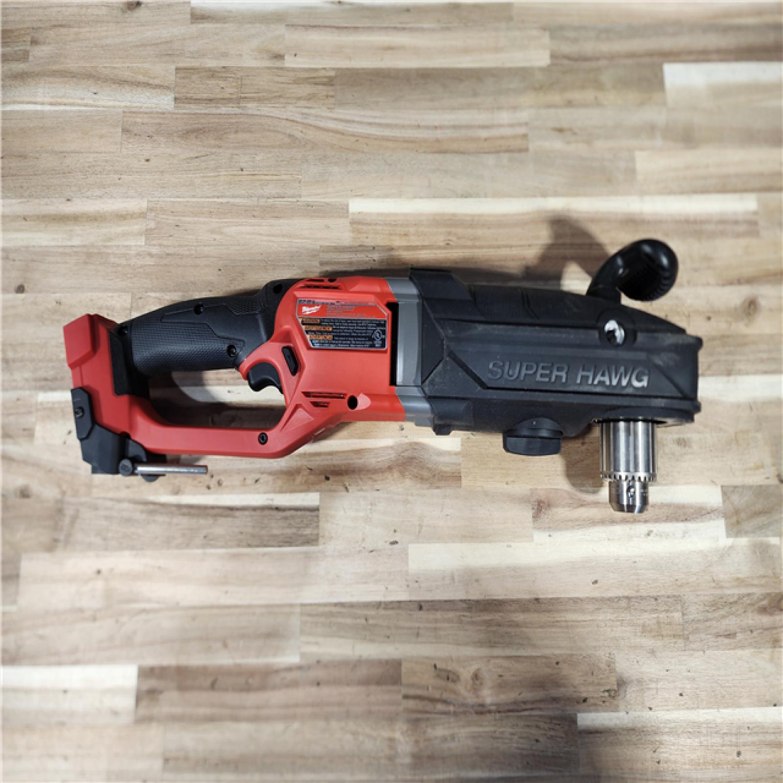 HOUSTON LOCATION - AS-IS Milwaukee FUEL 18V Lithium-Ion Brushless Cordless GEN 2 SUPER HAWG 1/2 in. Right Angle Drill (Tool-Only)