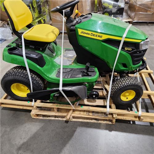 Dallas Location - As-Is John Deere S120 42 in. 22 HP V-Twin Gas Hydrostatic Riding Lawn Mower