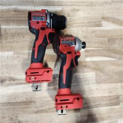 HOUSTON LOCATION - AS-IS MILWAUKEE 2 TOOL COMBO KIT W/ (2) BATTERY & CHARGER