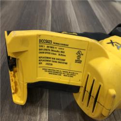 AS-IS DEWALT 20-Volt MAX 8 in. Brushless Cordless Battery Powered Pruning Mini Chainsaw (Tool Only)