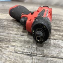 AS-IS Milwaukee FUEL 12V Lithium-Ion Brushless Cordless 1/4 in. Hex Impact Driver (Tool-Only)
