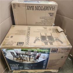 Phoenix NEW Hampton Bay Felton Falls 7-Piece Padded Sling Outdoor Dining Set