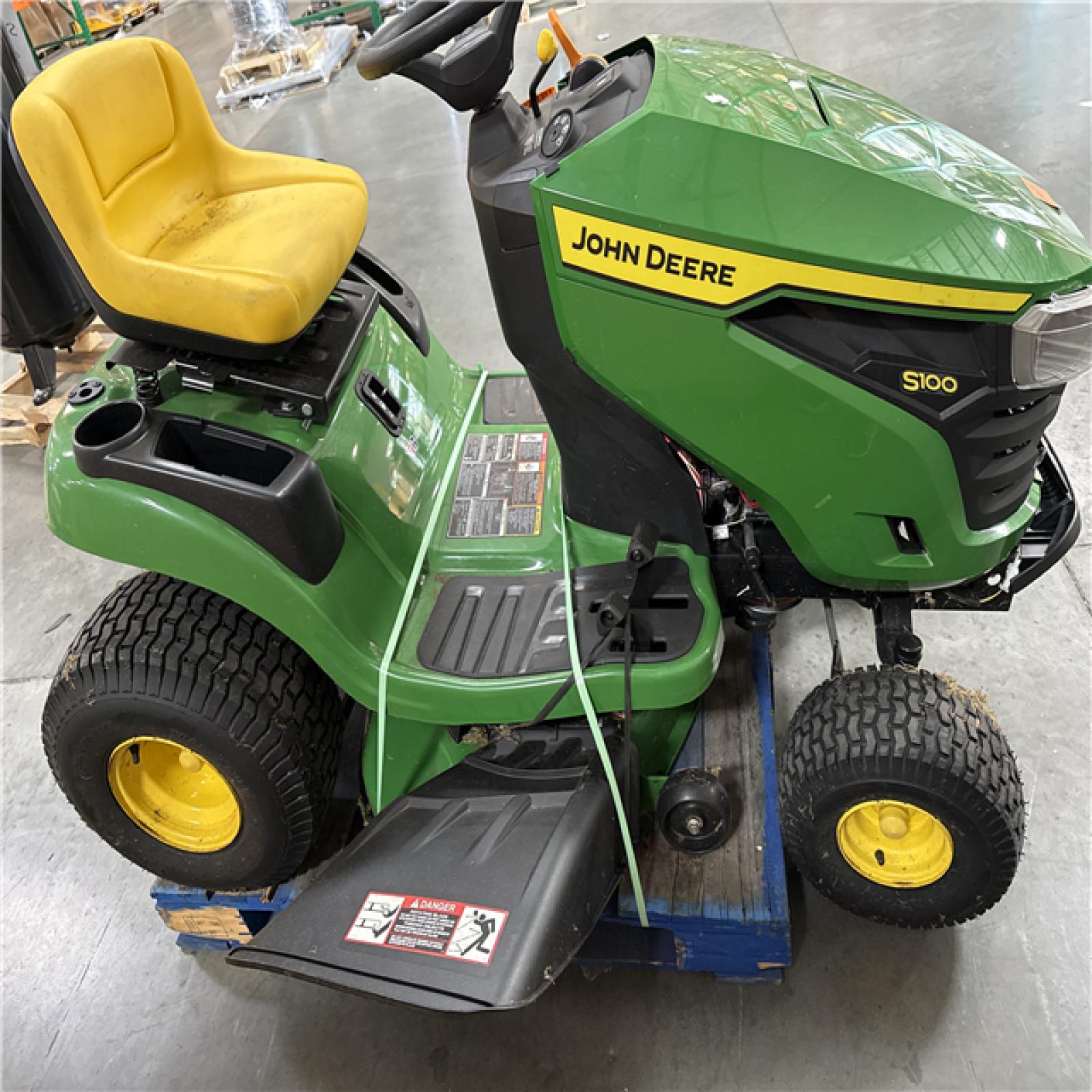 California AS-IS John Deere S100 Riding Mower