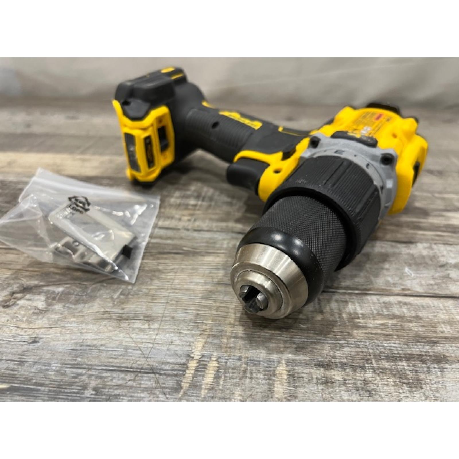 AS-IS DEWALT 20V XR Brushless Cordless 1/2 in. Hammer Drill (Tool-Only)