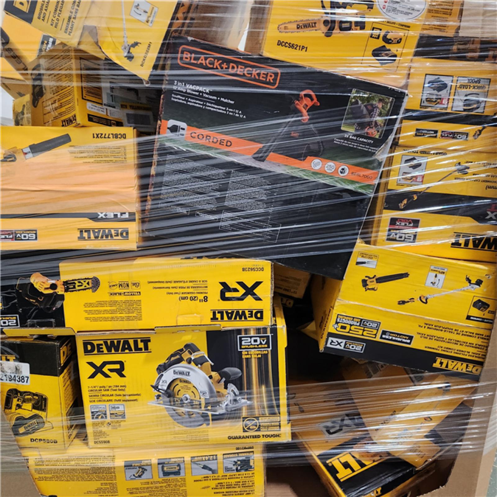 Dallas Location - As-Is DEWALT Tool Pallet