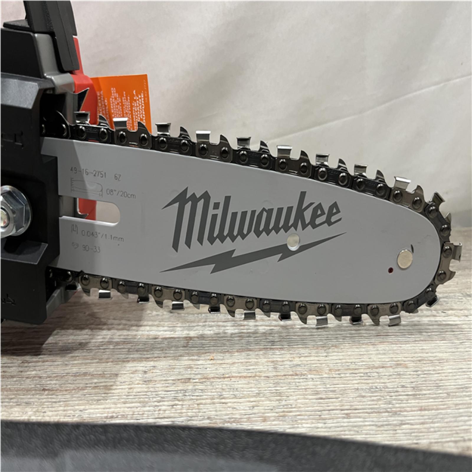 AS-IS Milwaukee FUEL 18V Lithium-Ion Brushless Cordless 8 in. HATCHET Pruning Saw (Tool-Only)
