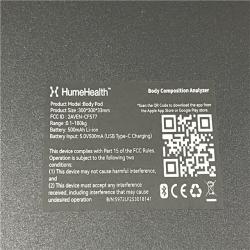 AS-IS HumeHealth Body Pod