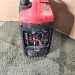 HOUSTON LOCATION - AS-IS 1500-Watt Recoil Start Gasoline Powered Ultra-Light Inverter Generator with 60cc OHV Engine and CO Sensor Shutdown