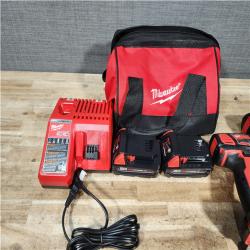 HOUSTON LOCATION - AS - IS Milwaukee 18V Lithium-Ion Cordless Drill Driver/Impact Driver Combo Kit
