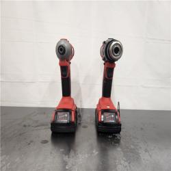 AS-IS- Milwaukee18V Lithium-Ion Brushless Cordless Compact Drill/Impact Combo Kit