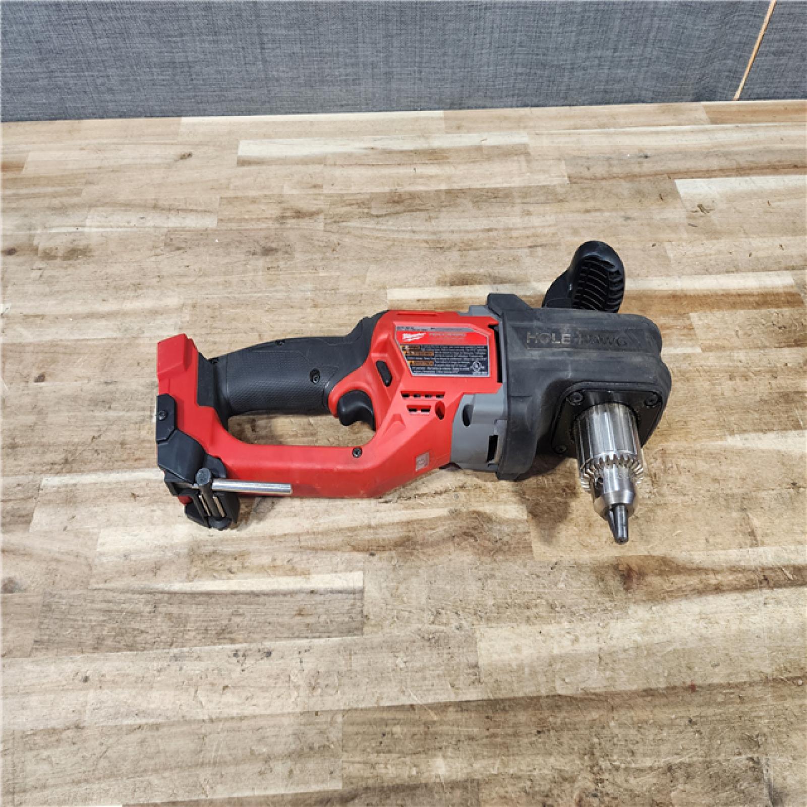 HOUSTON LOCATION - AS - IS Milwaukee FUEL GEN II 18V Lithium-Ion Brushless Cordless 1/2 in. Hole Hawg Right Angle Drill (Tool-Only)