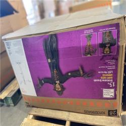 DALLAS LOCATION - Home Accents Holiday 15 ft. Gruesome Grounds Giant-Sized Animated LED Worricrow H10