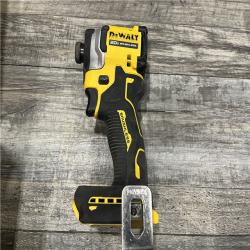 AS-IS DEWALT ATOMIC 20V MAX Lithium-Ion Cordless 1/4 in. Brushless Impact Driver Kit