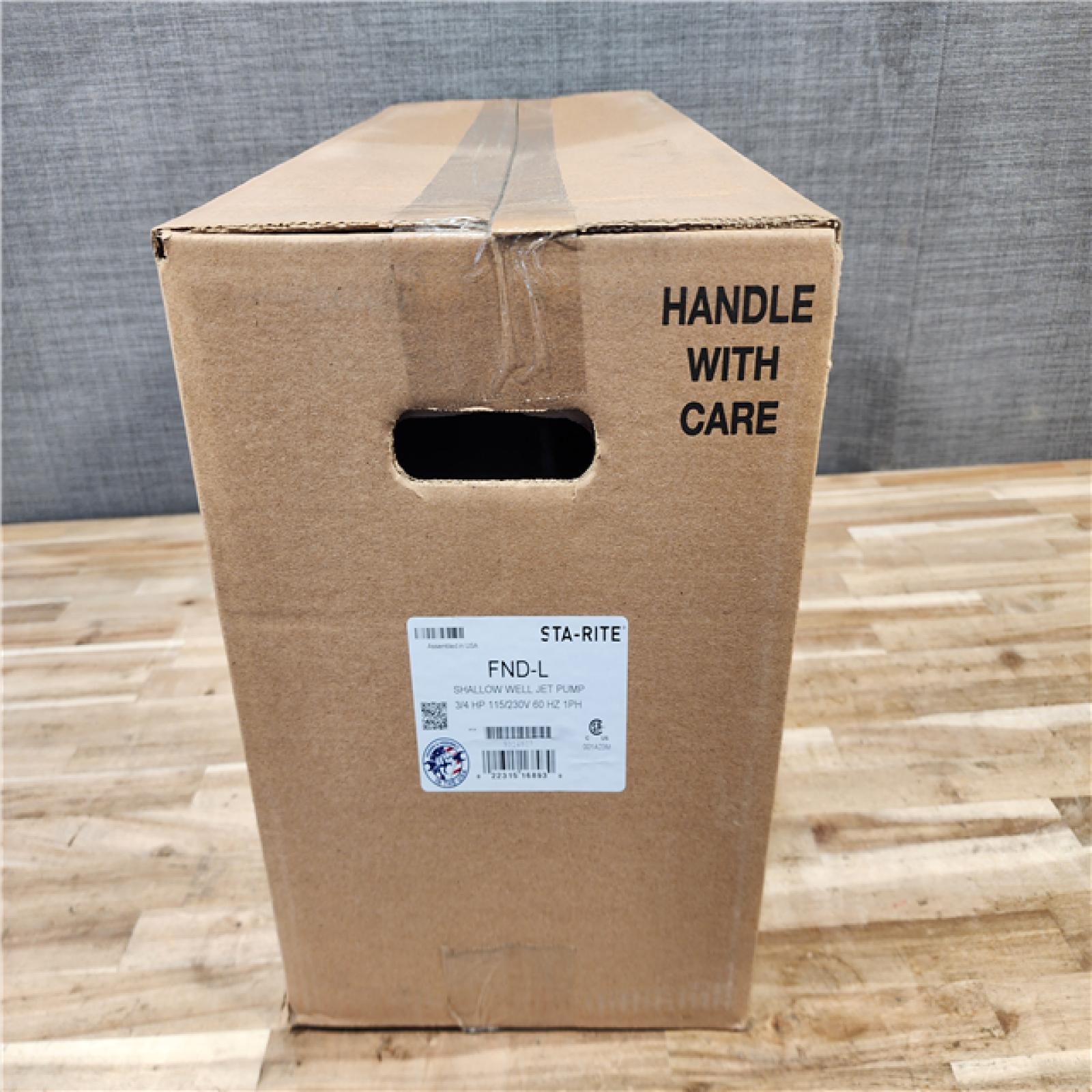 HOUSTON LOCATION - AS-IS (NEW) STA-RITE SHALLOW WELL JET PUMP