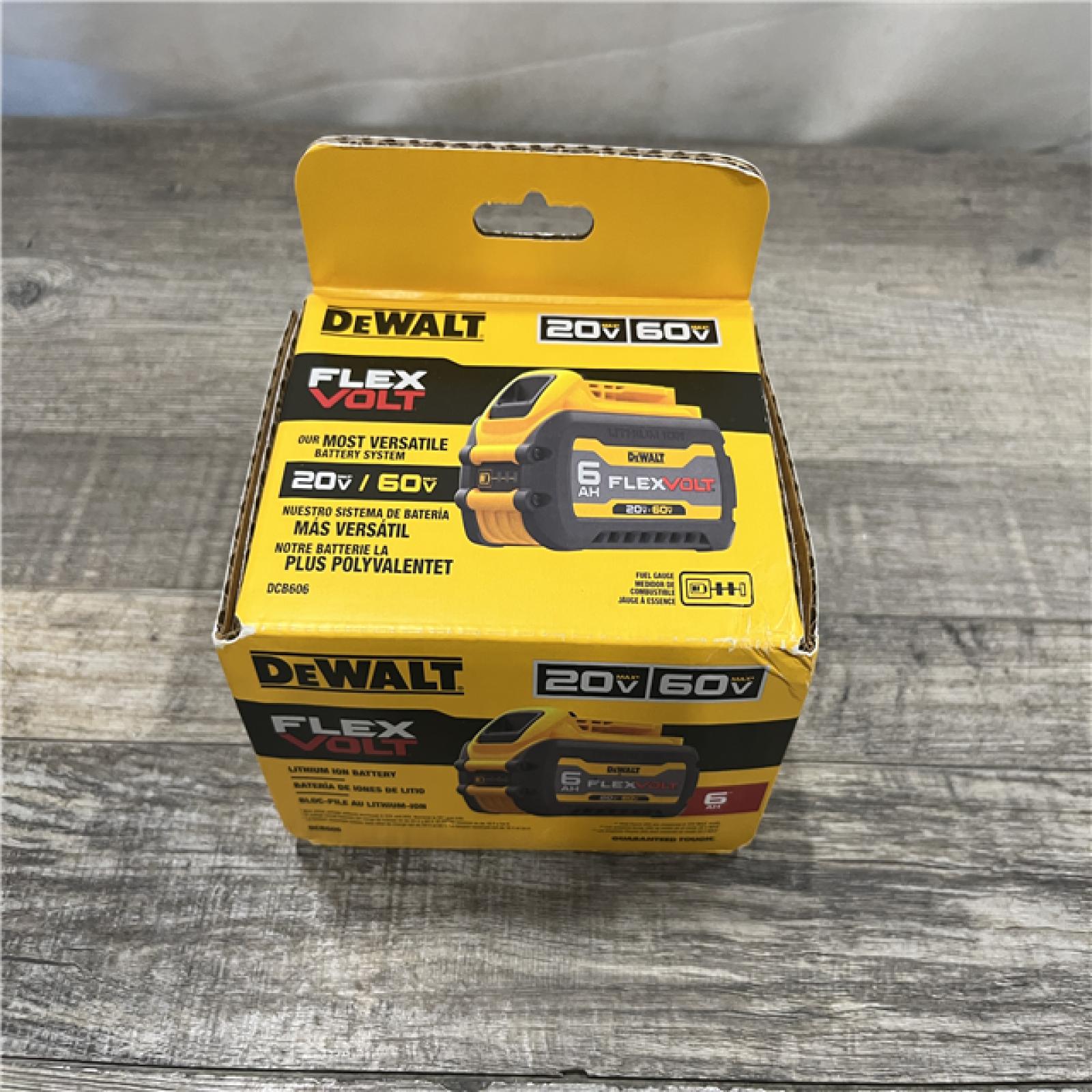 NEW - DEWALT FLEXVOLT 20V/60V MAX Lithium-Ion 6.0Ah Battery Pack