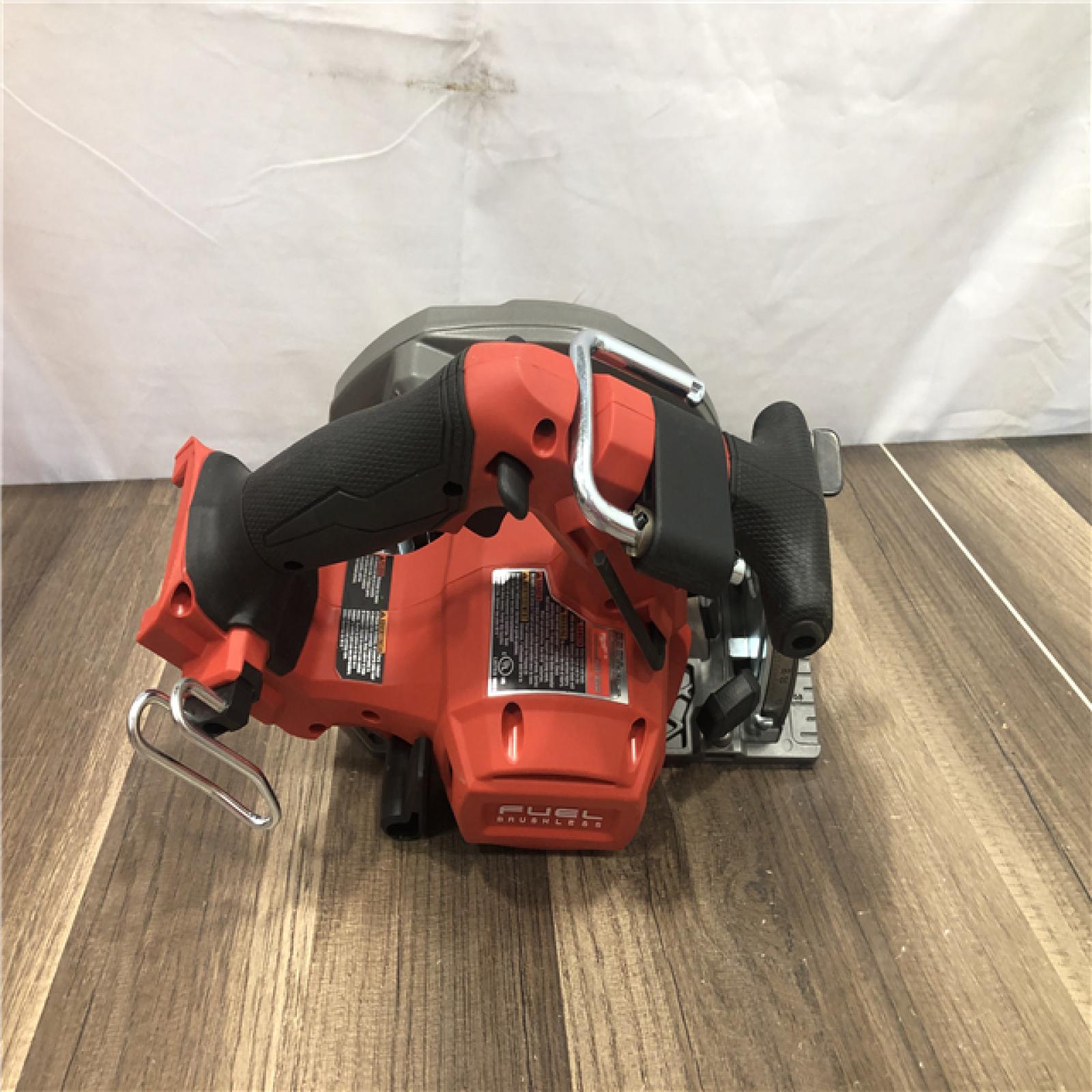 AS-IS Milwaukee FUEL 18V Lithium-Ion Brushless Cordless 6-1/2 in. Circular Saw (Tool-Only)
