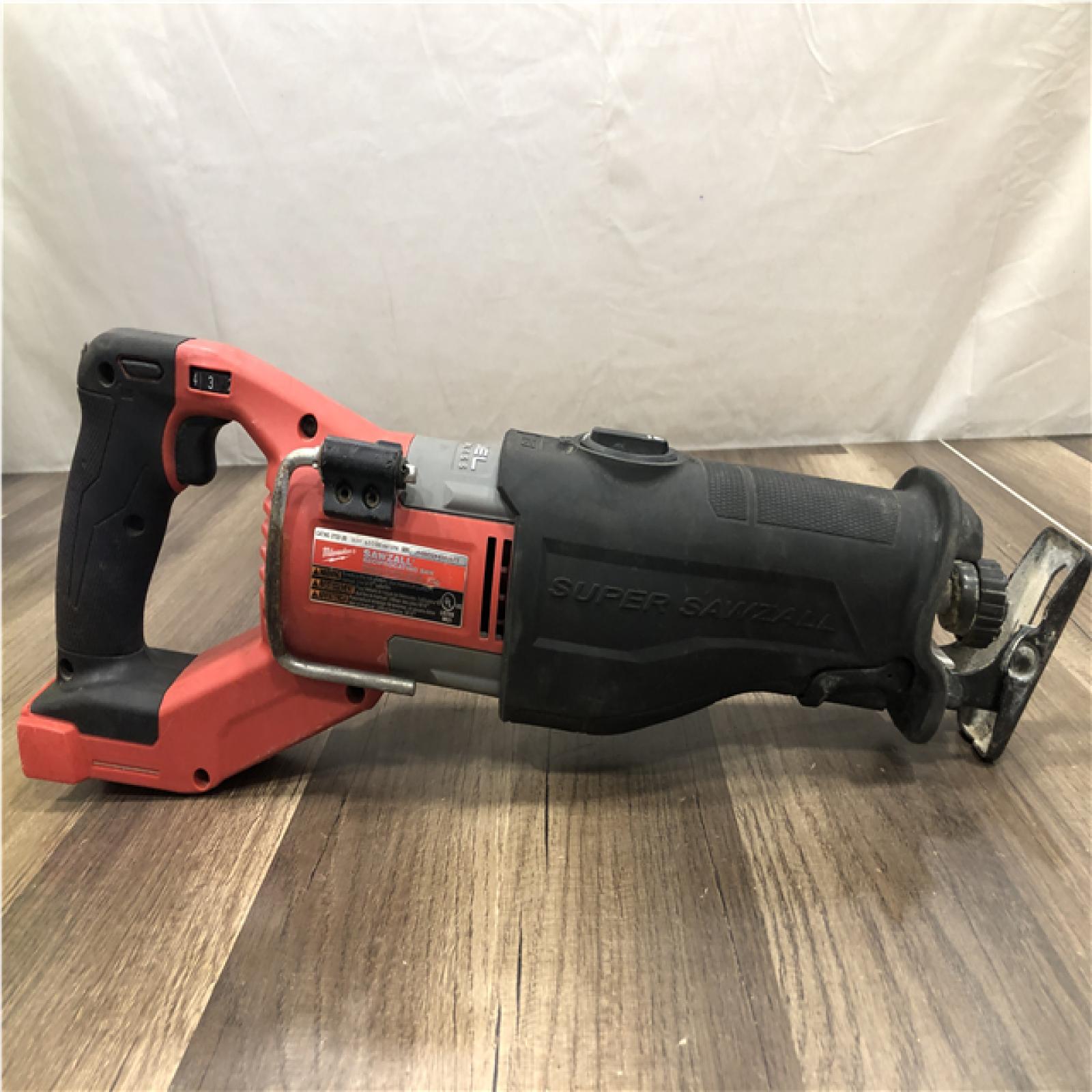 AS-IS Milwaukee FUEL 18V Lithium-Ion Brushless Cordless Super SAWZALL Orbital Reciprocating Saw (Tool-Only)