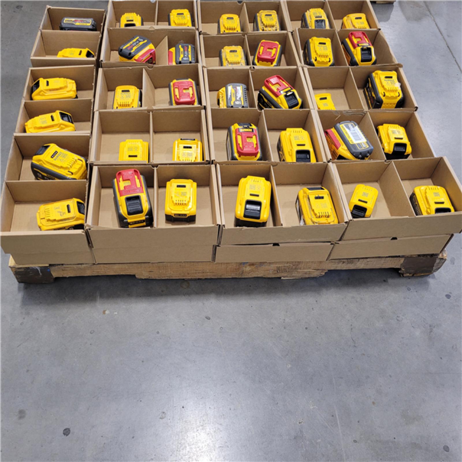 DALLAS LOCATION - AS-IS DEWALT BATTERY PALLET