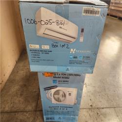 Phoenix NEW Hessaire DIY 21 SEER2 18 000 BTU WiFi 1.5-Ton Ductless Mini Split Air Conditioner  Heat Pump  Variable Speed Inverter-208V/230V