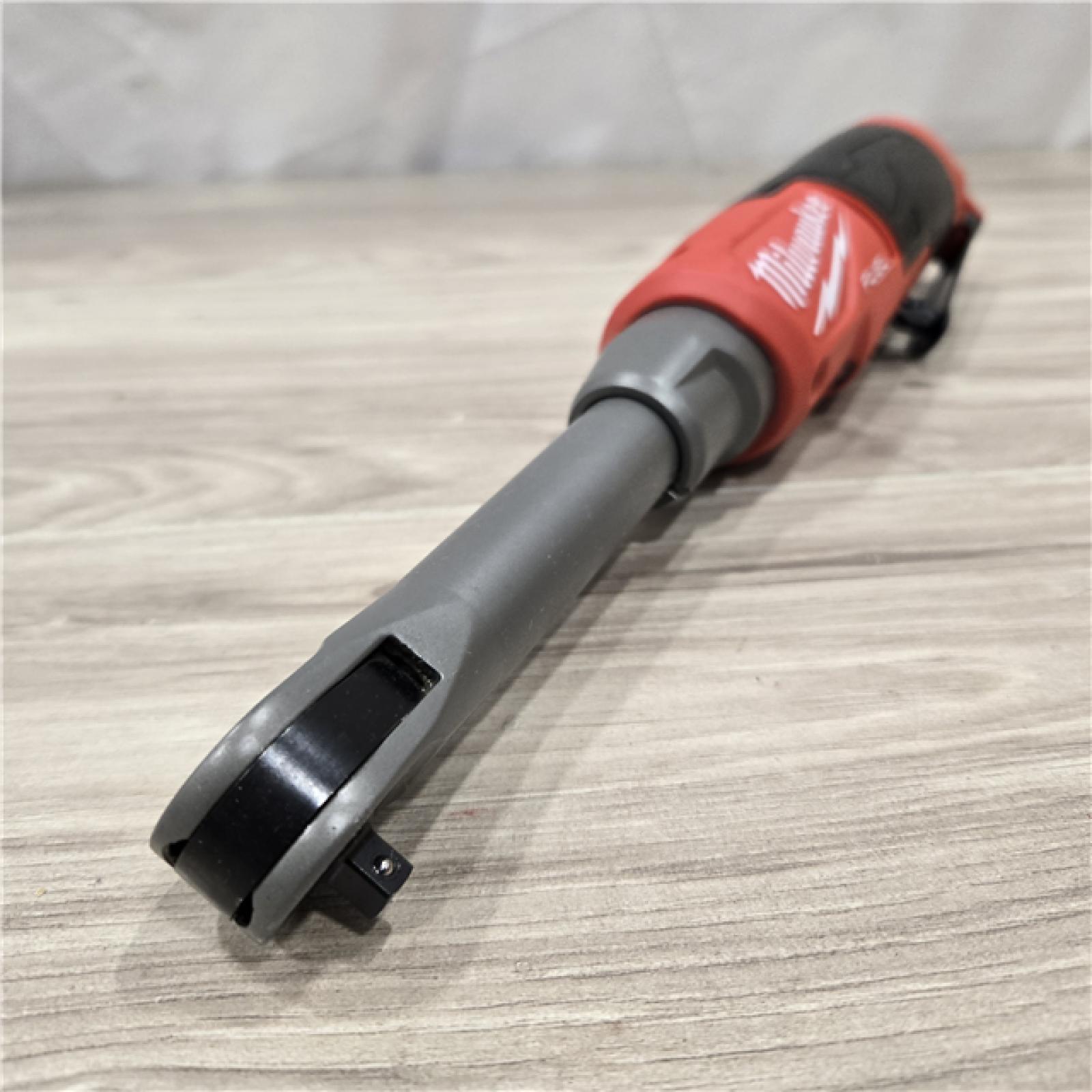 AS-IS Milwaukee 2568-20 12V M12 FUEL Cordless 1/4 Extended Reach High Speed Ratchet (Tool Only)