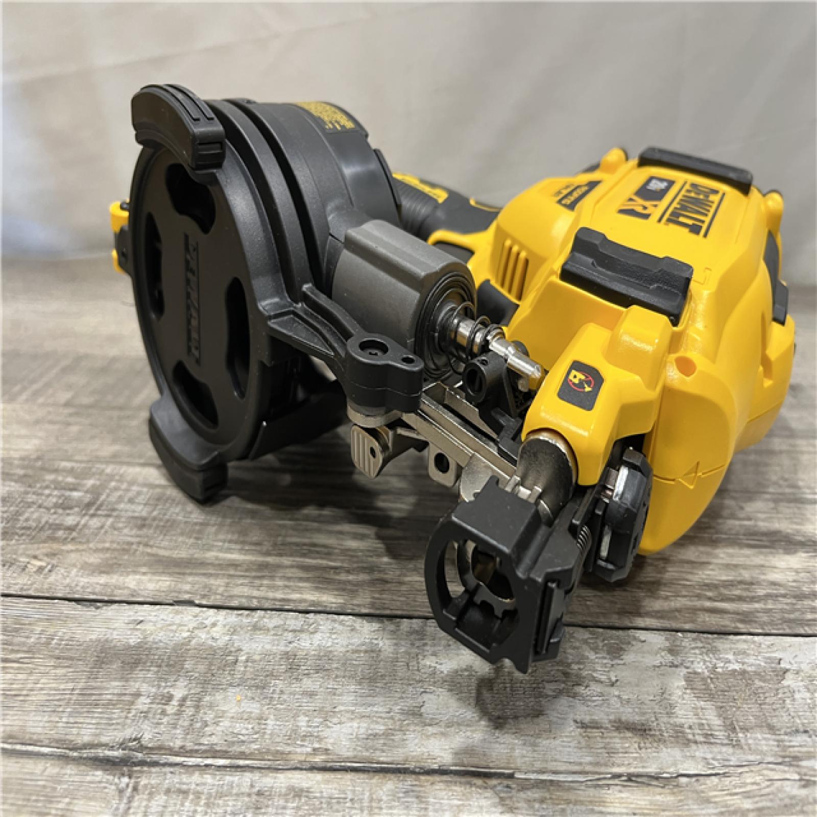 AS-IS DEWALT 20V MAX 15-Degree Electric Cordless Roofing Nailer (Tool Only)