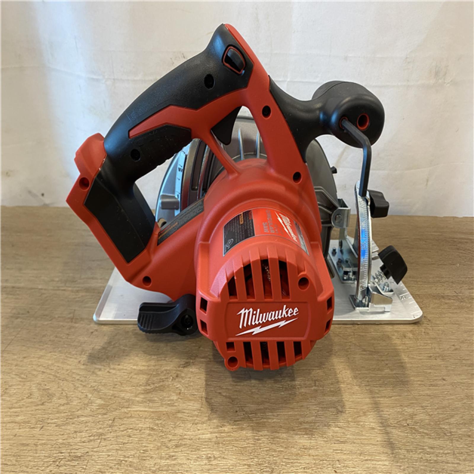 AS-IS Milwaukee 18V Lithium-Ion Cordless 6-1/2 in. Circular Saw (Tool-Only)