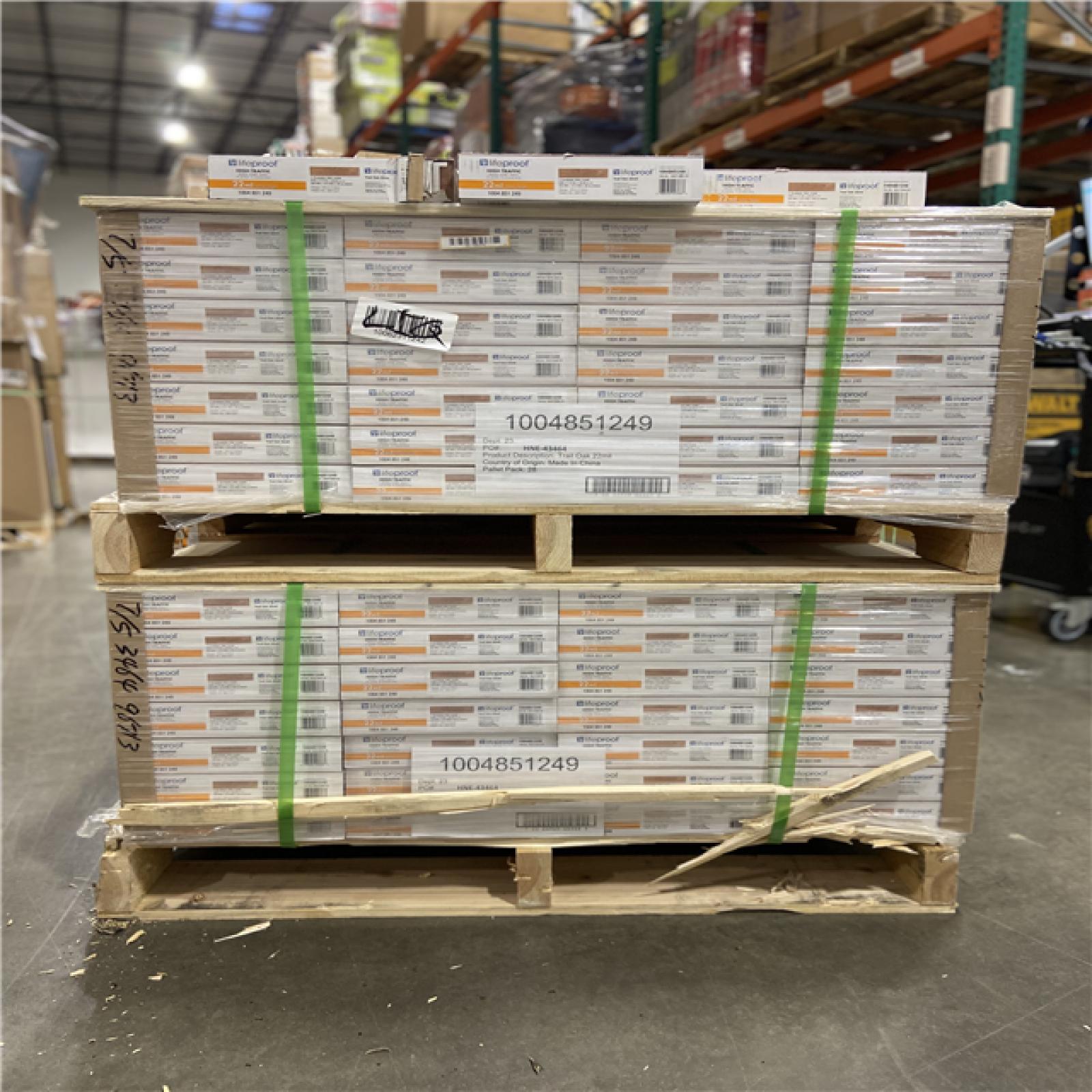 DALLAS LOCATION - Lifeproof Trail Oak 22 MIL x 8.7 in. W x 48 in. L Click Lock Waterproof Luxury Vinyl Plank Flooring (20.1 sqft/case) PALLET -(28 UNITS)