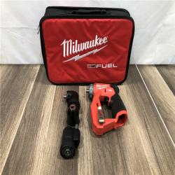 AS-IS Milwaukee FUEL 12V Lithium-Ion Brushless Cordless 4-in-1 Installation 3/8 in. Drill Driver with 4 Tool Head (Tool-Only)
