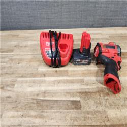 HOUSTON LOCATION - AS - IS Milwaukee FUEL 12V Li-Ion Brushless Cordless Stubby 3/8 in. Impact Wrench Kit